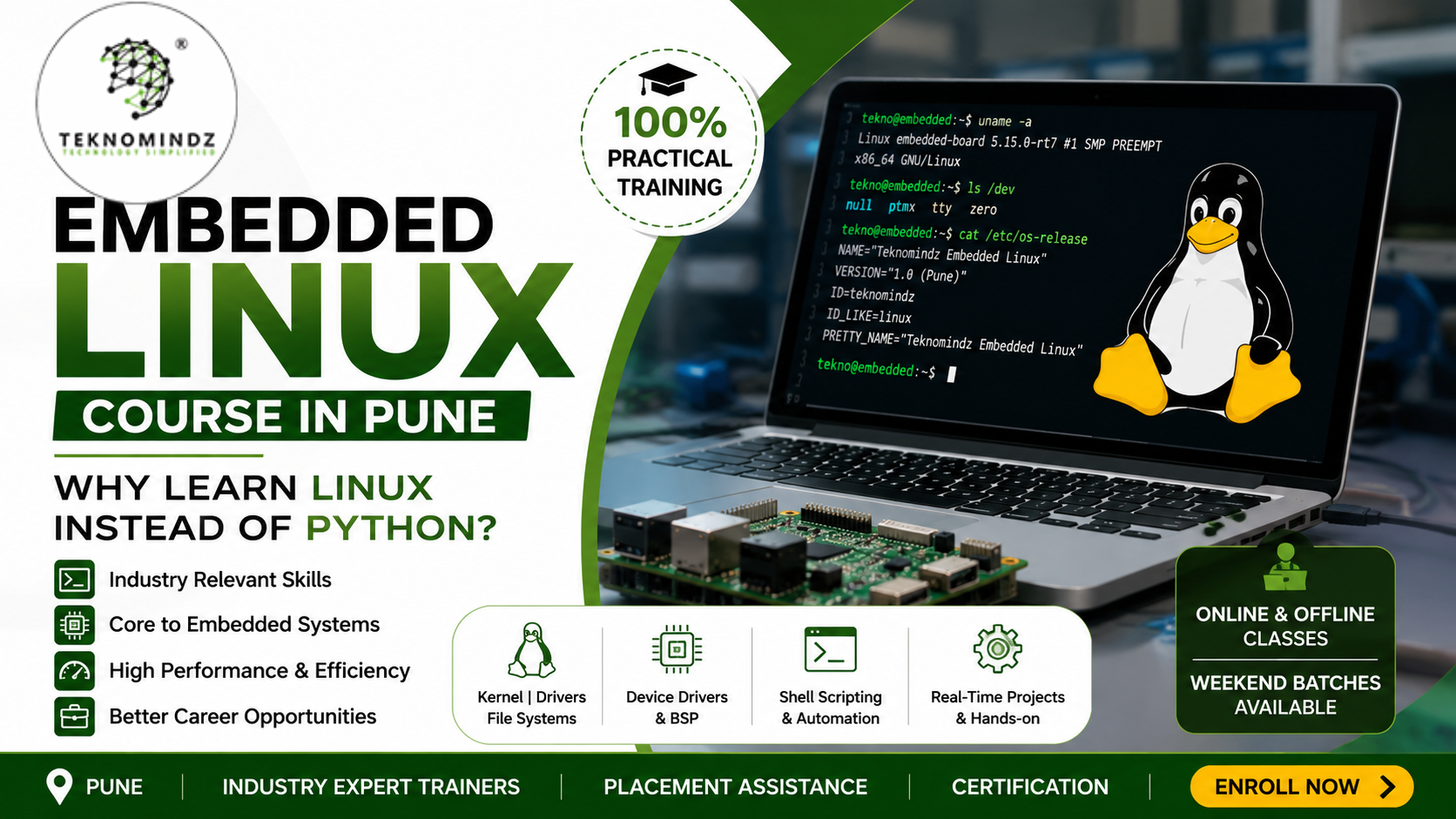 Embedded Linux Course in Pune | Why Learn Linux Instead of Python